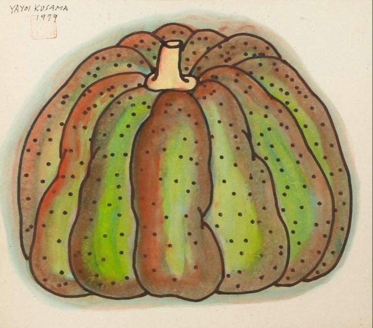 Yayoi Kusama 1979 Watercolor and marker on paper