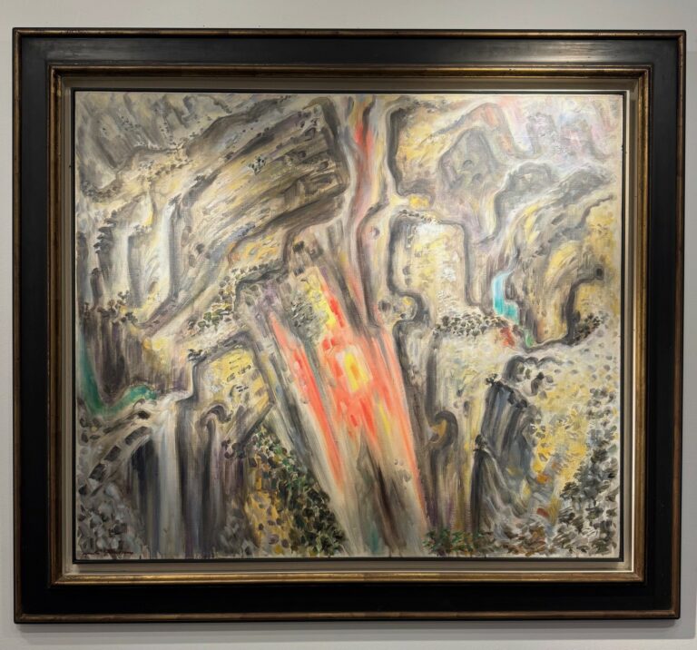 André Masson, Chute de rochers, 1950- Huile sur toile-82x96cm
