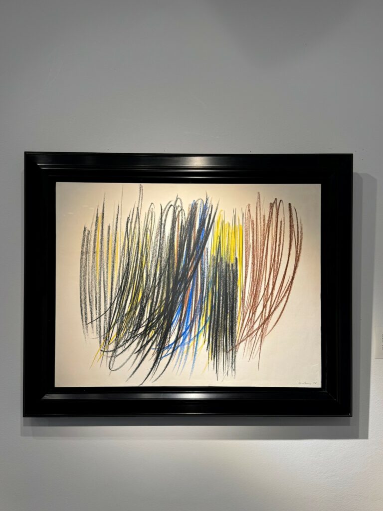 Hans Hartung, 1958- Pastel sur papier 50 x 65,5cm